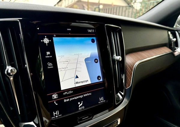 Volvo V60 cena 84400 przebieg: 117890, rok produkcji 2018 z Żukowo małe 781